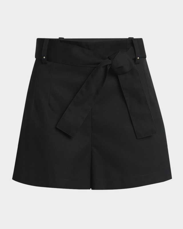 Tailored Shorts with Belt